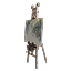 Painter's Easel and Canvas icon
